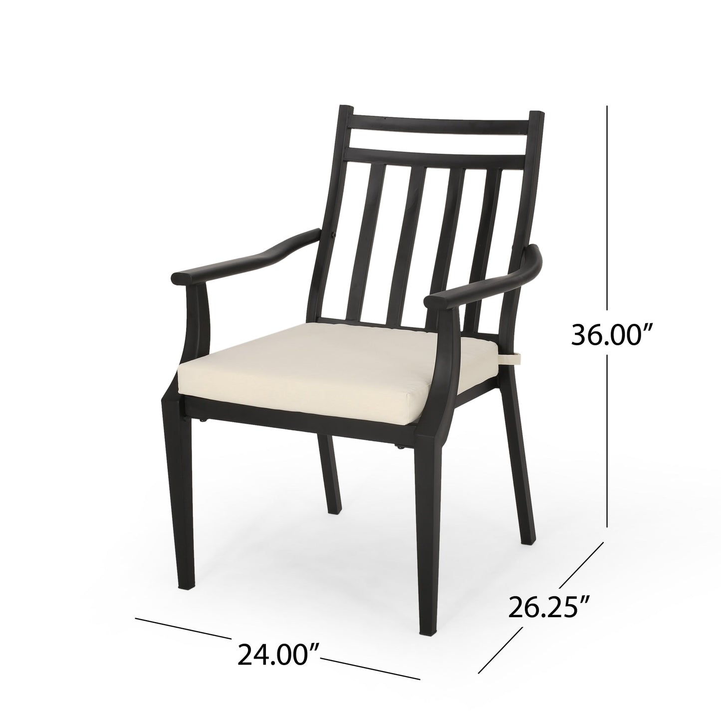 Delmar Outdoor 5 Piece Dining Set with Light Weight Concrete Table by Christopher Knight Home