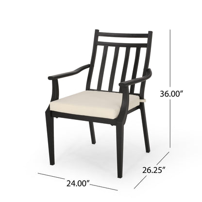 Delmar Outdoor 5 Piece Dining Set with Light Weight Concrete Table by Christopher Knight Home