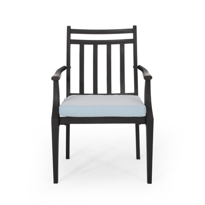 Delmar Outdoor 5 Piece Dining Set with Light Weight Concrete Table by Christopher Knight Home