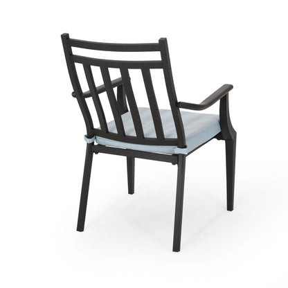 Delmar Outdoor 5 Piece Dining Set with Light Weight Concrete Table by Christopher Knight Home