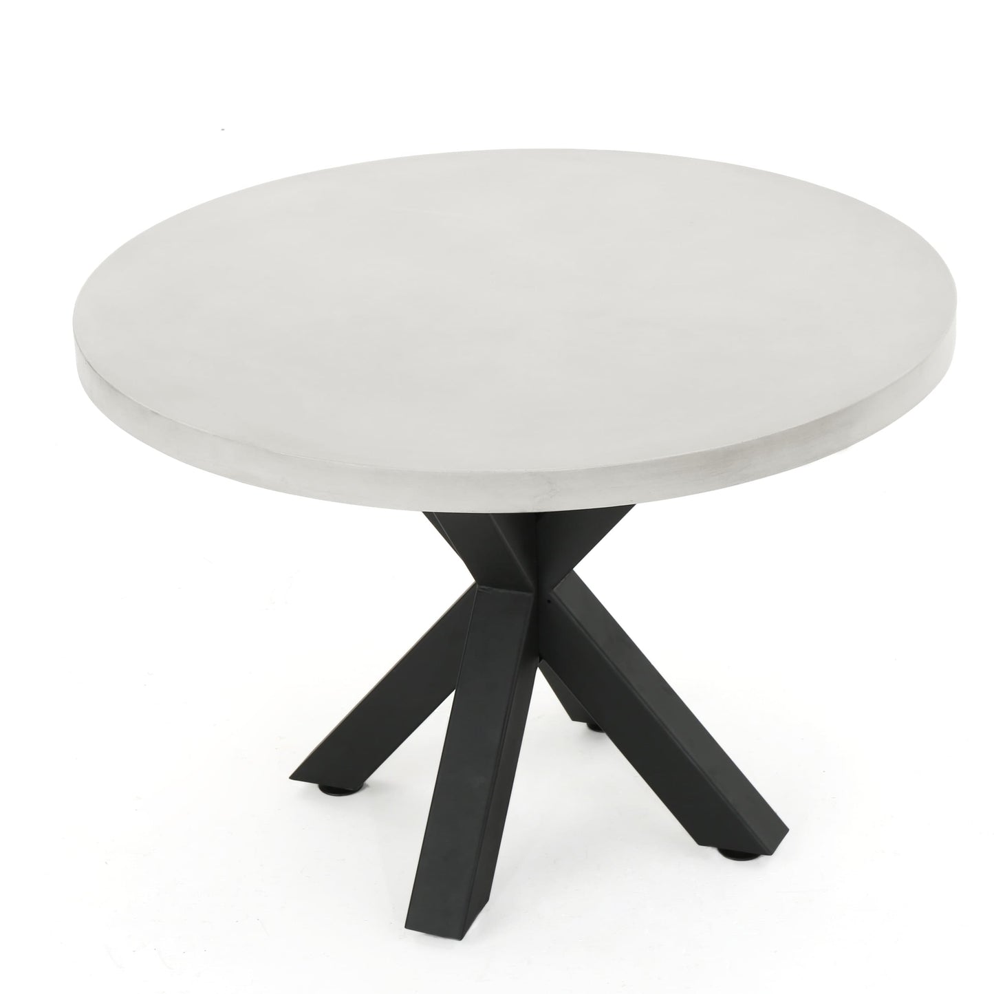 Delmar Outdoor 5 Piece Dining Set with Light Weight Concrete Table by Christopher Knight Home