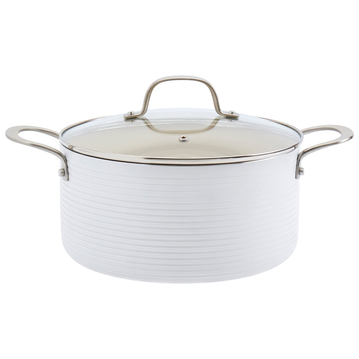 Denmark Hamilton 10-piece White Aluminum Cookware Set