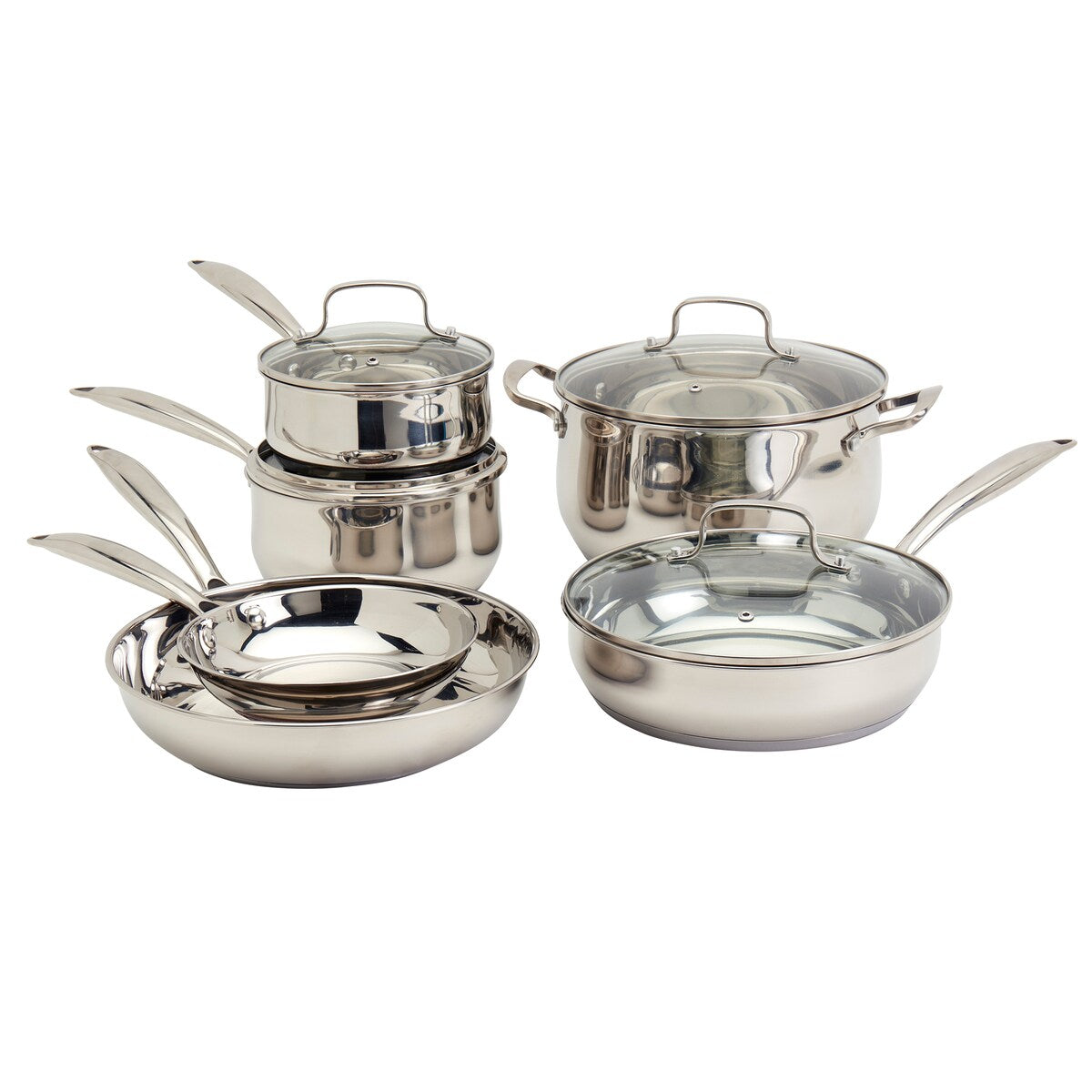 Denmark 10pc Stainless Steel Cookware Set