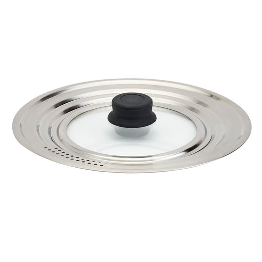 Denmark Tools for Cooks 12 Stainless Steel Glass Universal Lid Cover