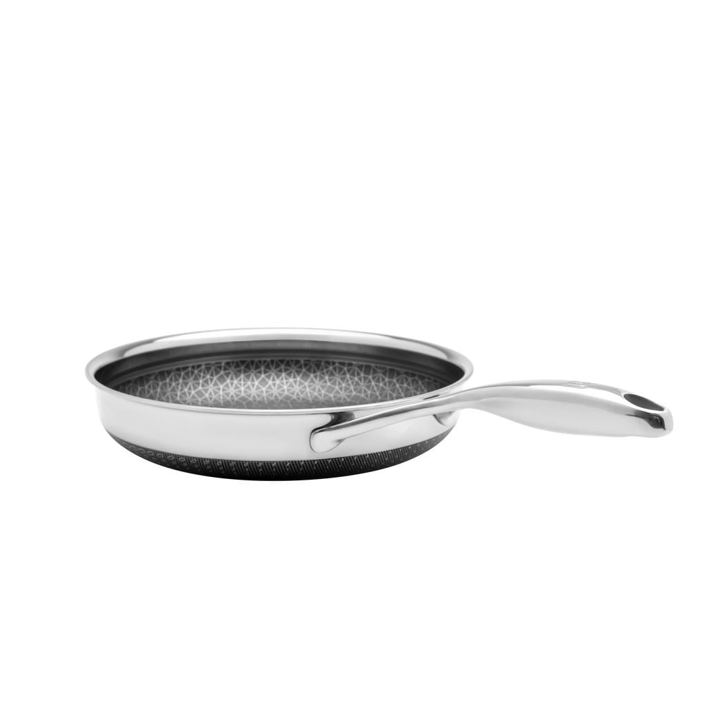 DiamondClad 7pc Hybrid Nonstick Stainless Steel Fry Pan Cookware Set