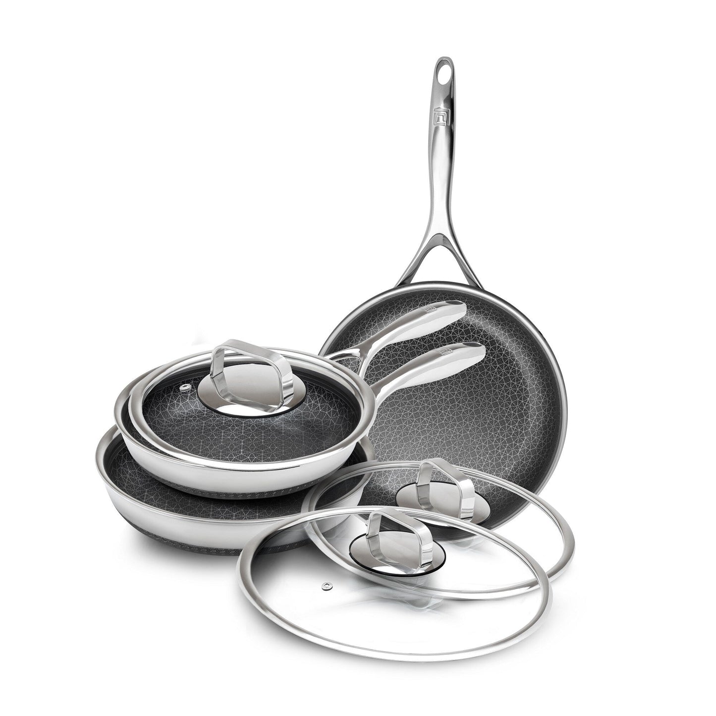 DiamondClad 6pc Hybrid Nonstick Frying Pan Cookware Set