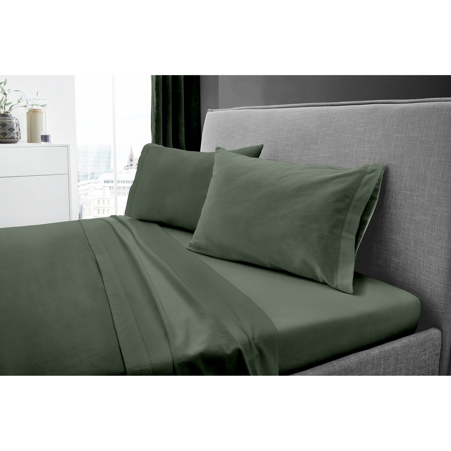 Dormisette Luxury German Flannel 6-Ounce Cotton Bed Sheet Set