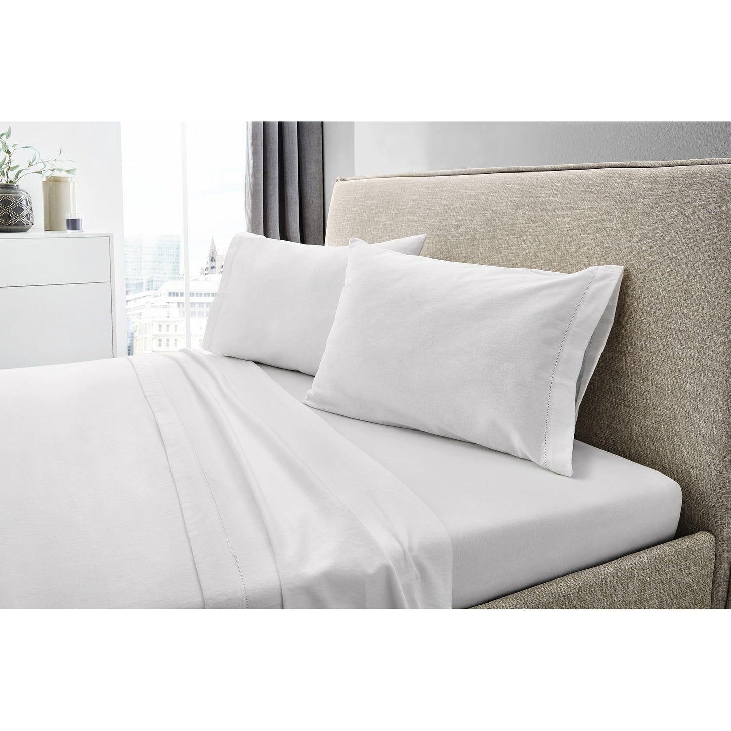Dormisette Luxury German Flannel 6-Ounce Cotton Bed Sheet Set