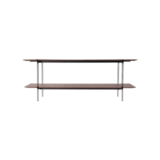 Table console Druida en noyer