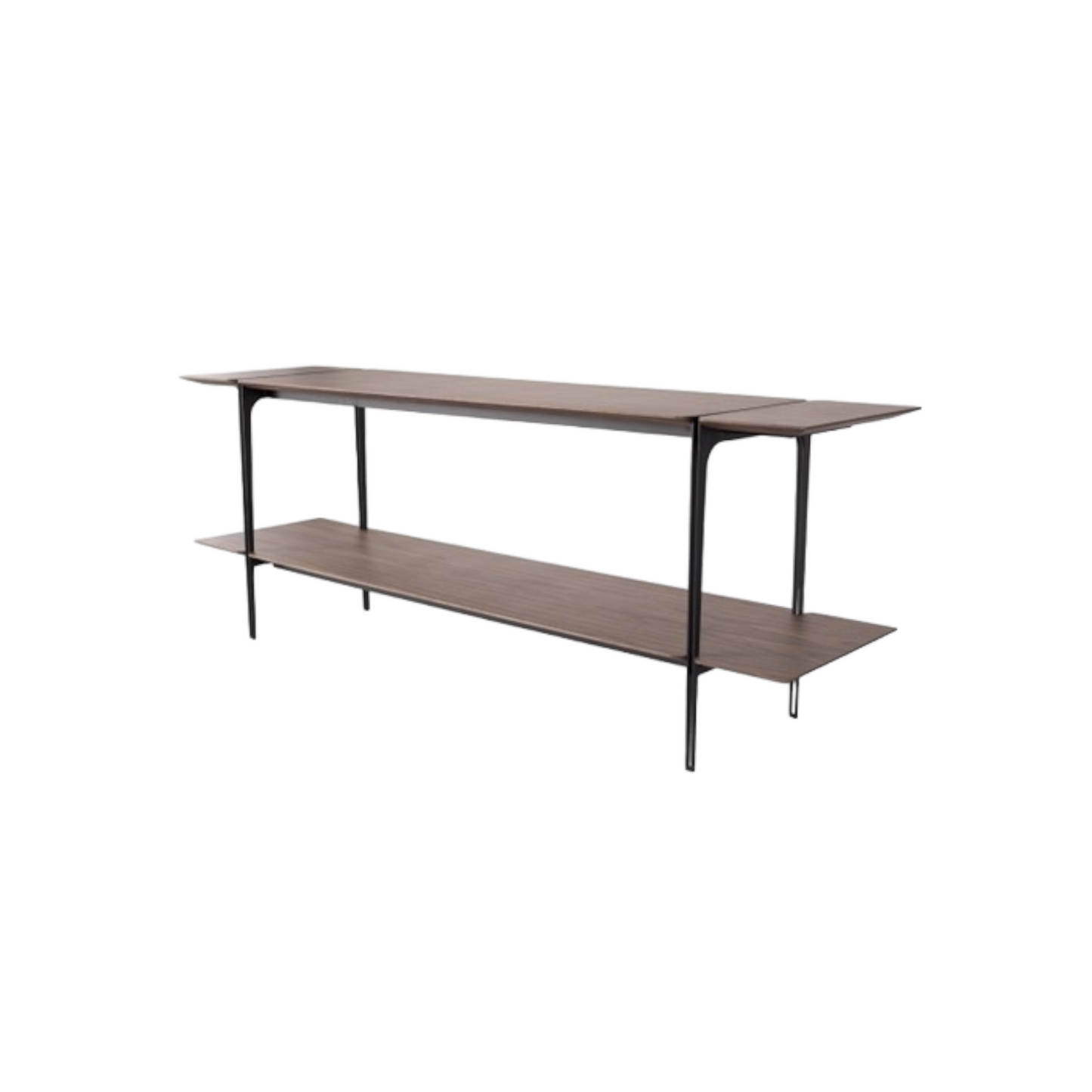 Table console Druida en noyer
