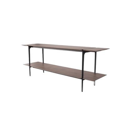 Table console Druida en noyer