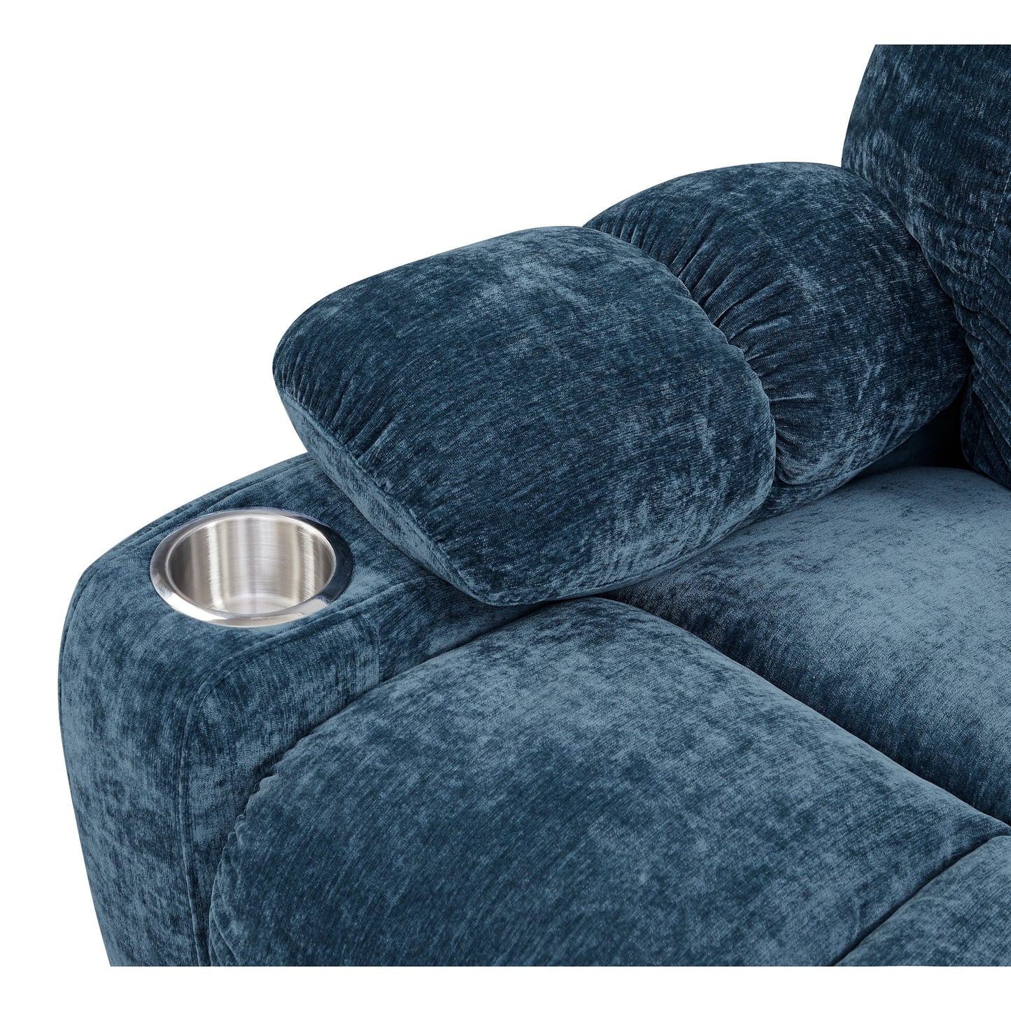 Dual OKIN Motor Power Lift Recliner Chair for Seniors with Heat & 8-Point Massage, Adjustable Backrest and Footrest