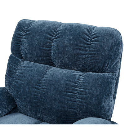 Dual OKIN Motor Power Lift Recliner Chair for Seniors with Heat & 8-Point Massage, Adjustable Backrest and Footrest