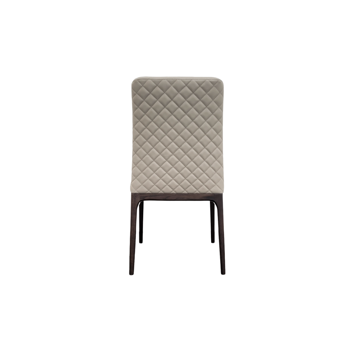 Chaise de salle à manger Nomad en cuir de blé et expresso