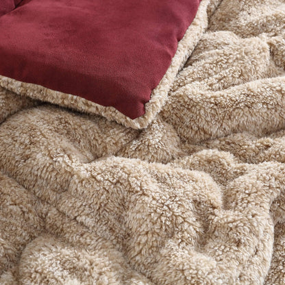 Eddie Bauer Sherwood Faux Suede Textured Comforter & Sham Set