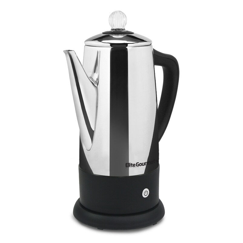 Elite Gourmet Stainless Steel 12 Cup Percolator EC-120