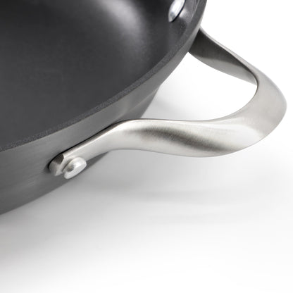 Elite Hard-Anodized Nonstick 12-Inch Everyday Pan with Glass Lid