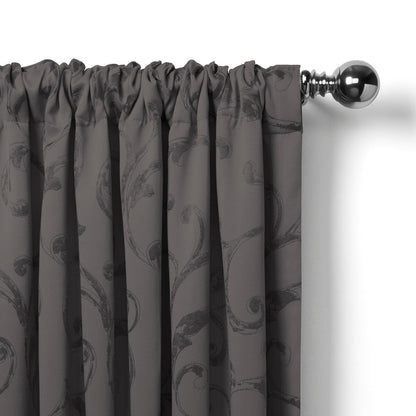 Elrene Mia Jacquard Blackout Curtain Panel