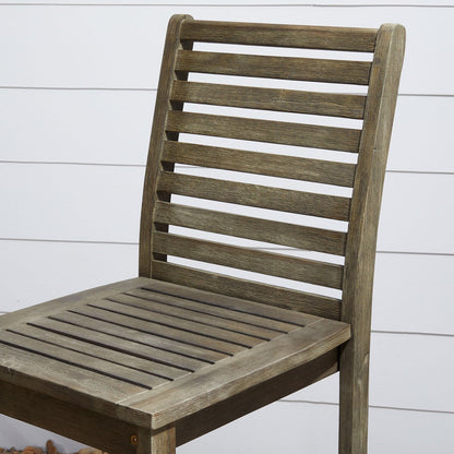 Emilio Wood Bar Table and Chair Dining Set