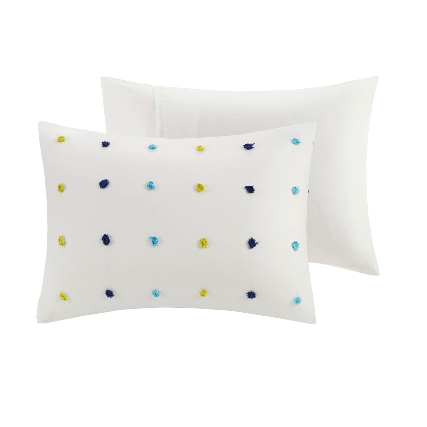 Ensley Cotton Jacquard Pom Pom Comforter Set by Intelligent Design Kids