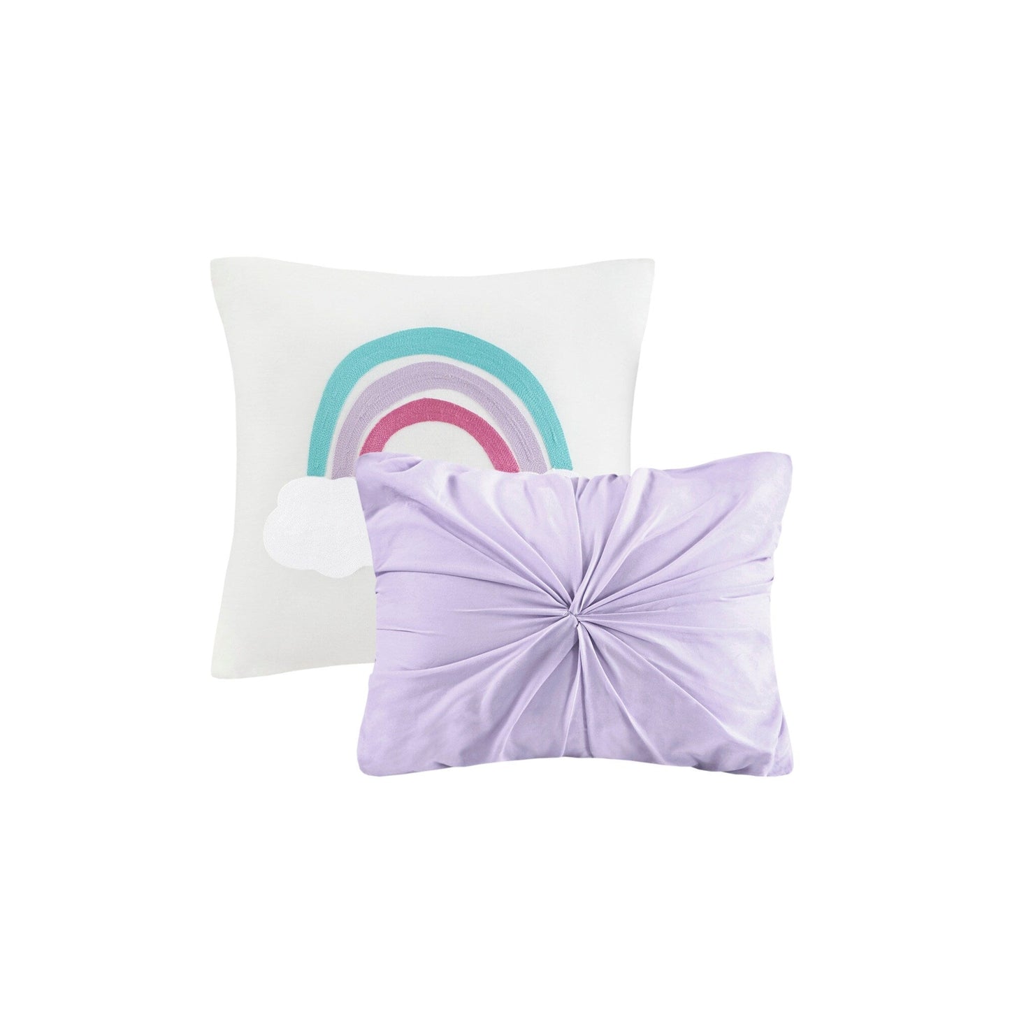 Ensley Cotton Jacquard Pom Pom Comforter Set by Intelligent Design Kids