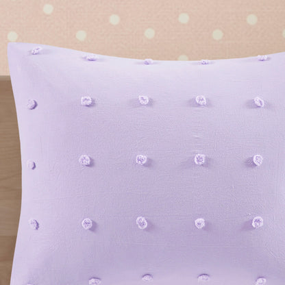 Ensley Cotton Jacquard Pom Pom Comforter Set by Intelligent Design Kids