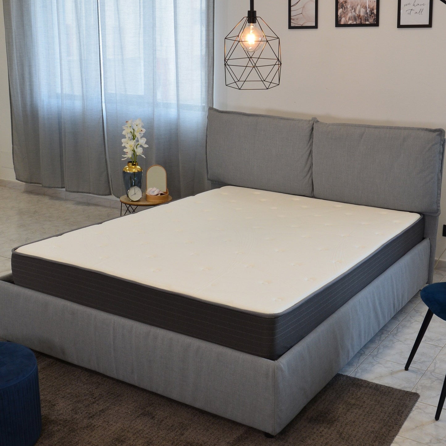 Equilibria 8 in. Medium Memory Foam & Pocket Spring Hybrid Bed in a Box Mattress