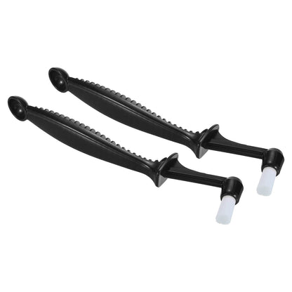 Espresso Machine Brush, 2 Pcs Coffee Cleaning Tool for Coffee Grinder, Black