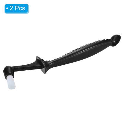 Espresso Machine Brush, 2 Pcs Coffee Cleaning Tool for Coffee Grinder, Black