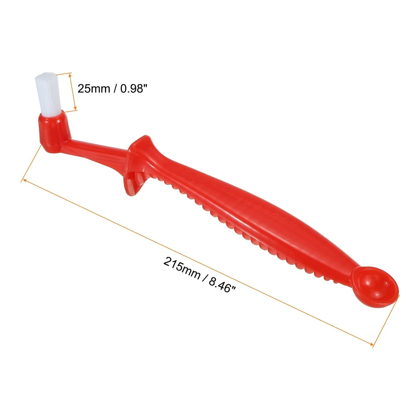 Espresso Machine Brush, 2 Pcs Coffee Cleaning Tool for Coffee Grinder, Red