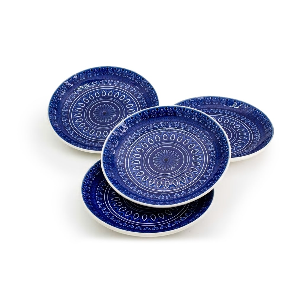 Euro Ceramica Fez 16 Piece Double Bowl Dinnerware Set