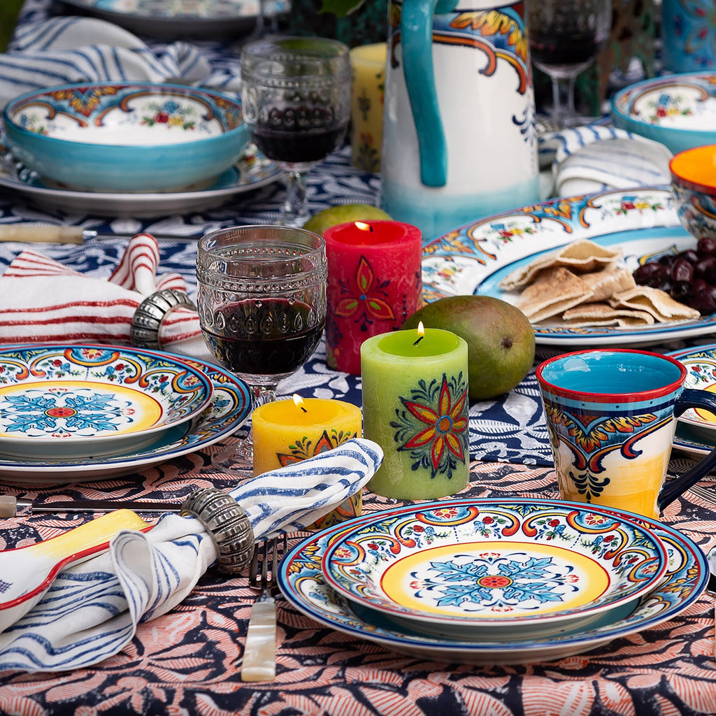 Euro Ceramica Zanzibar 20 Piece Stoneware Dinnerware Set