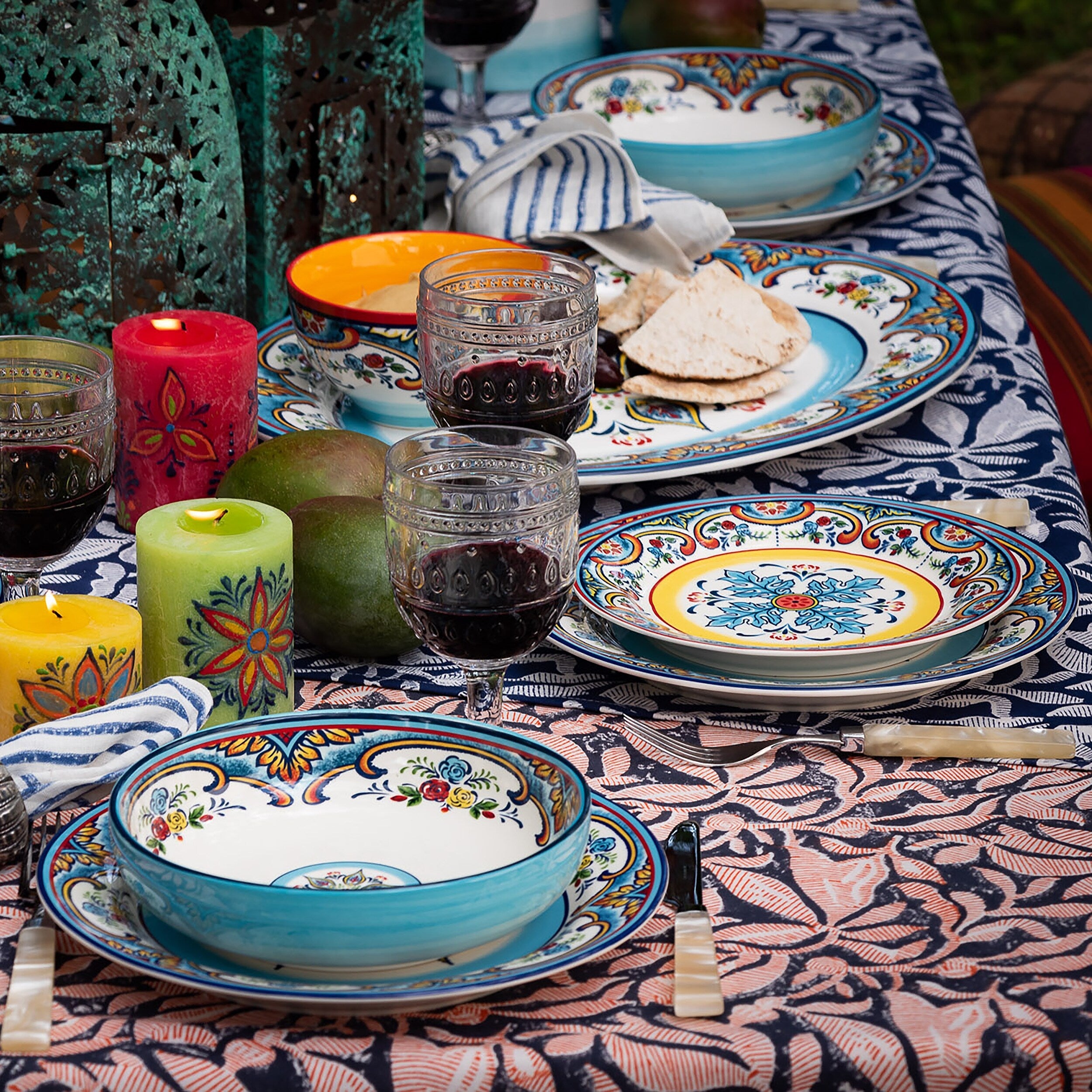 Euro Ceramica Zanzibar 20 Piece Stoneware Dinnerware Set