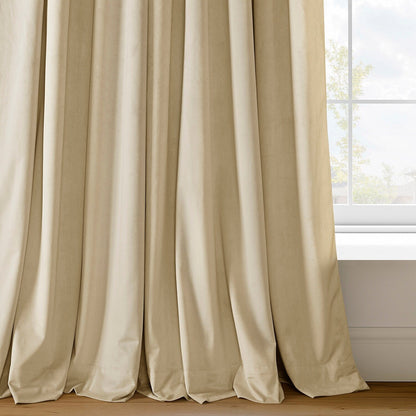 Exclusive Fabrics Signature Blackout Velvet Curtain (1 Panel)