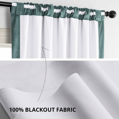 Exclusive Fabrics Signature Blackout Velvet Curtain (1 Panel)