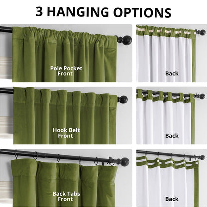 Exclusive Fabrics Signature Blackout Velvet Curtain (1 Panel)