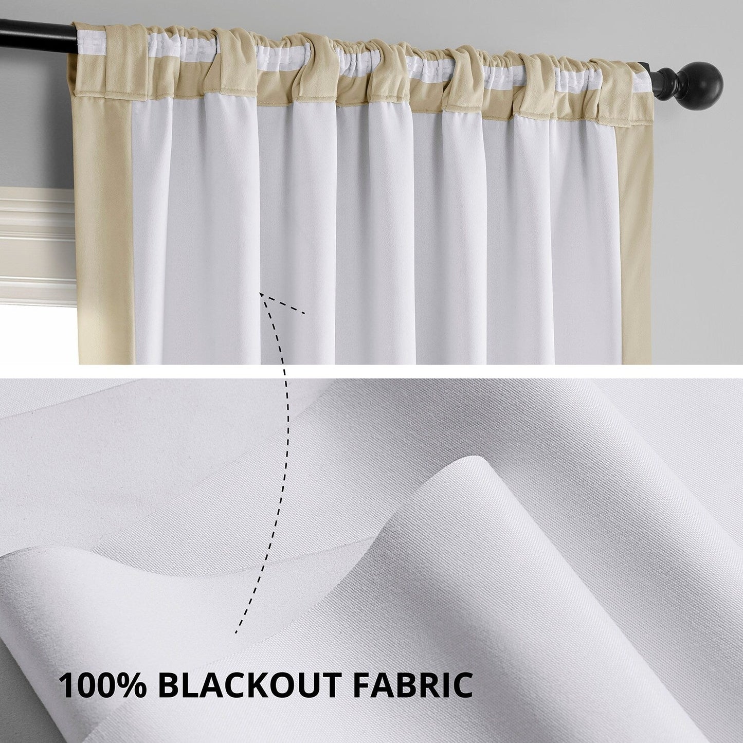 Exclusive Fabrics Signature Blackout Velvet Curtain (1 Panel)