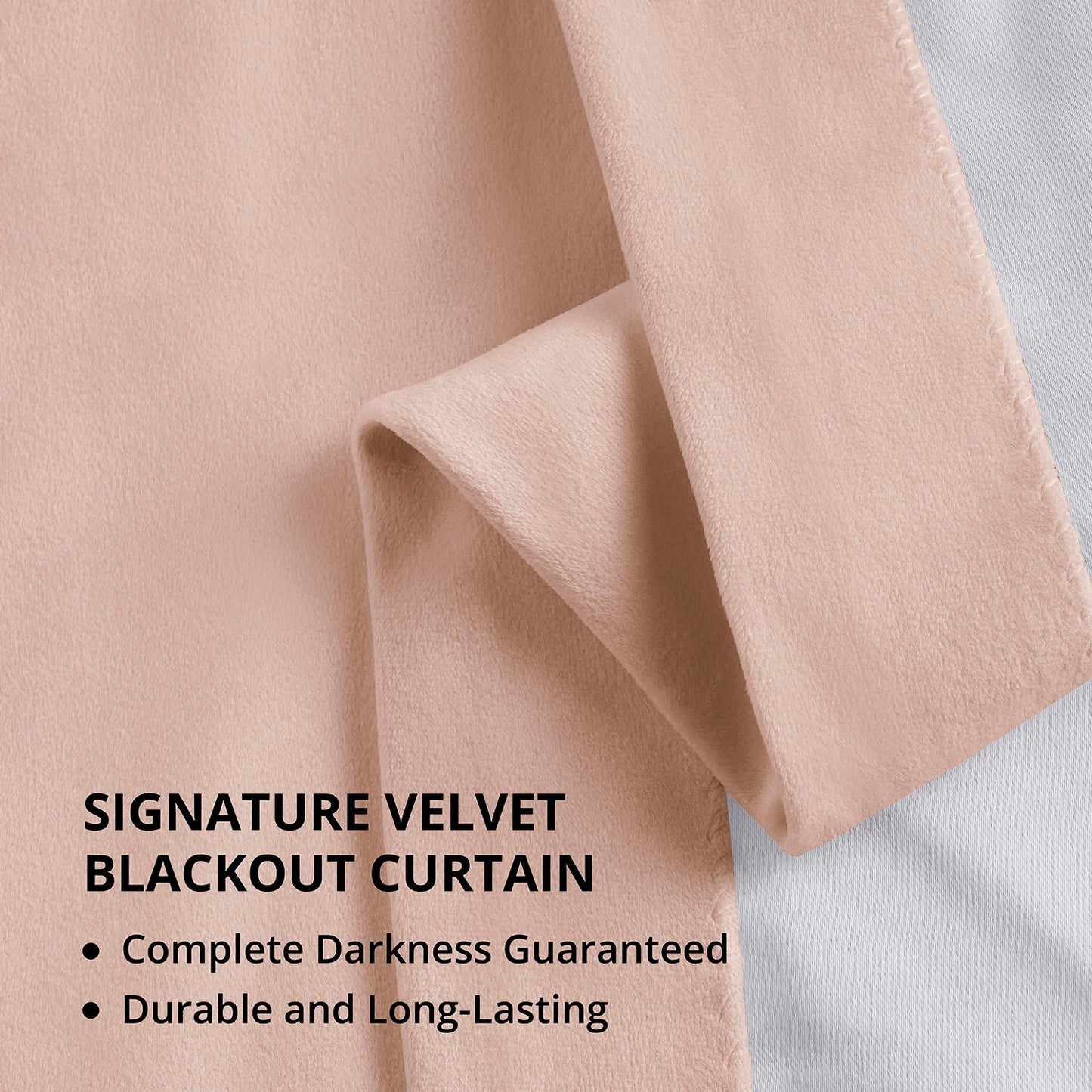 Exclusive Fabrics Signature Blackout Velvet Curtain (1 Panel)