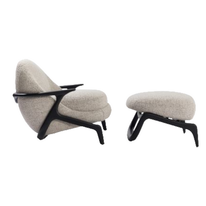 Fauteuil et ottoman Uru