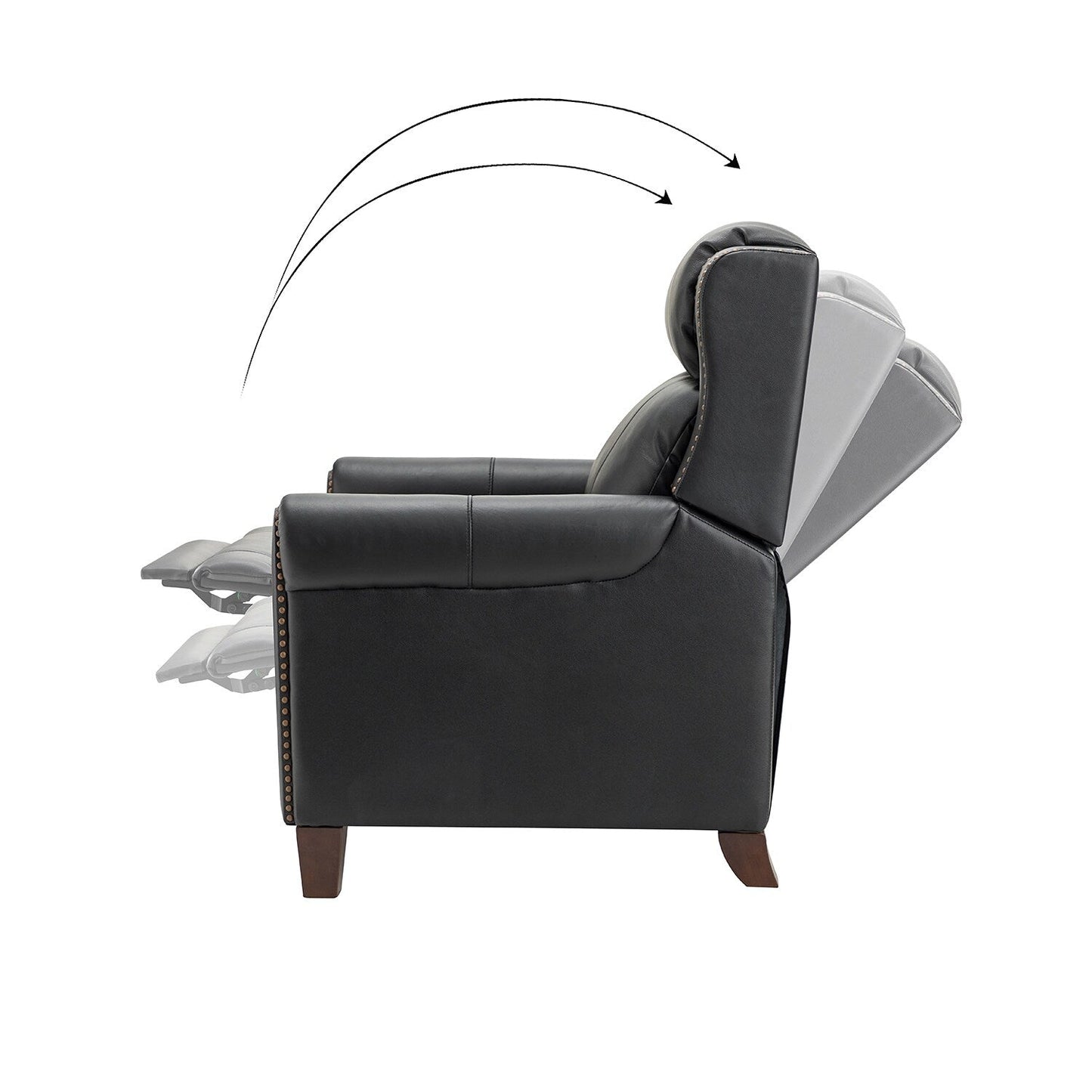 Felisa 32.48 Wide Genuine Leather Manual Recline Set of 2