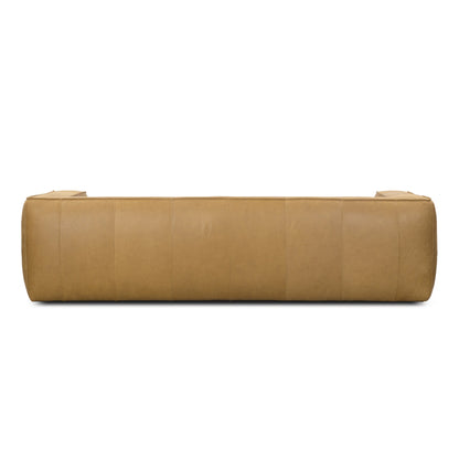 UR livingroom Full Aniline Leather Sofa Modern Genuine Leather Sofa Couch for Living Room - 100W x 43D x 26.25H
