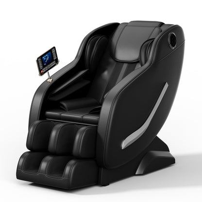 Full Body Massage Chair Zero Gravity Reclining Chair with Airbags, Heat Therapy and Hi-Fi Speakers, LCD Touchscreen Control