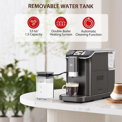 Fully Automatic Espresso Machine with Automatic Milk Frother