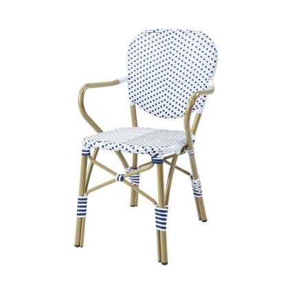 Courtnie French Country 3-Piece Aluminum Outdoor Bistro Set by Furniture of America