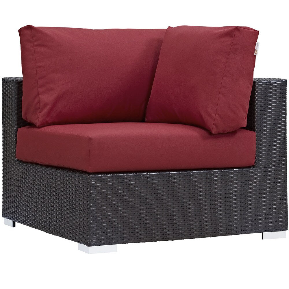 Bocabec Synthetic Rattan Outdoor Patio Sectional Set (7 Piece Set) by Havenside Home