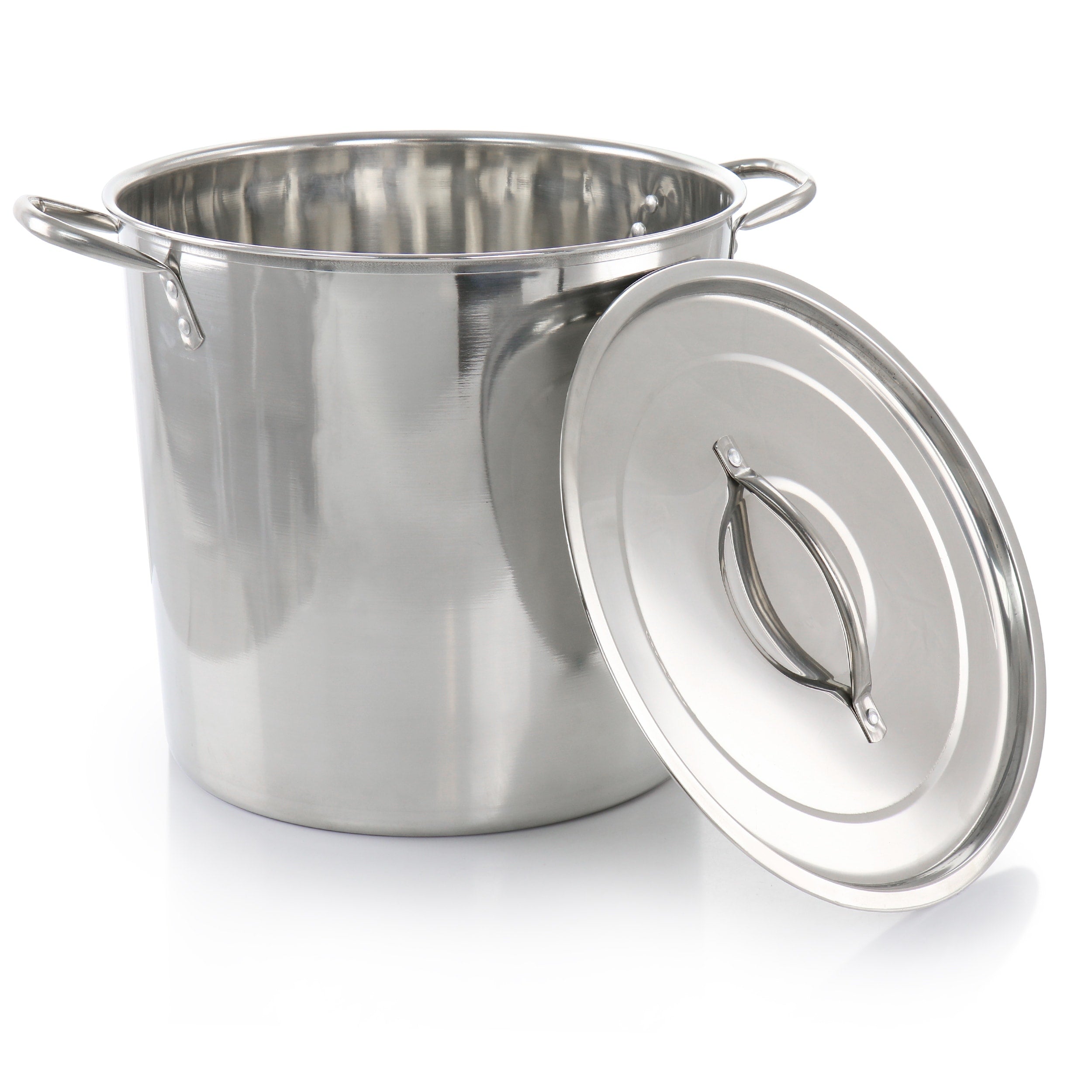 Gibson Everyday Whittington 16 Quart Stainless Steel Stock Pot with Lid