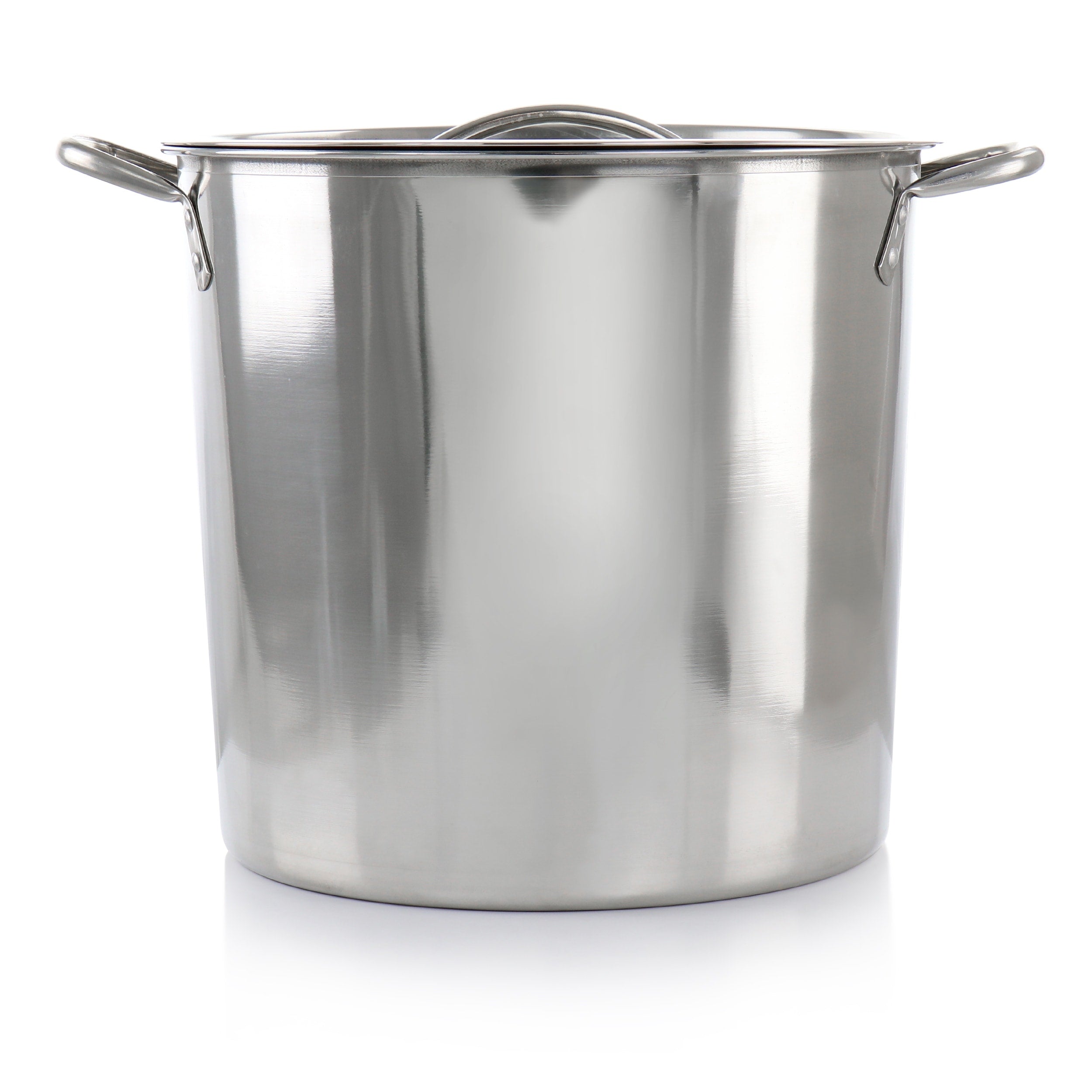 Gibson Everyday Whittington 16 Quart Stainless Steel Stock Pot with Lid