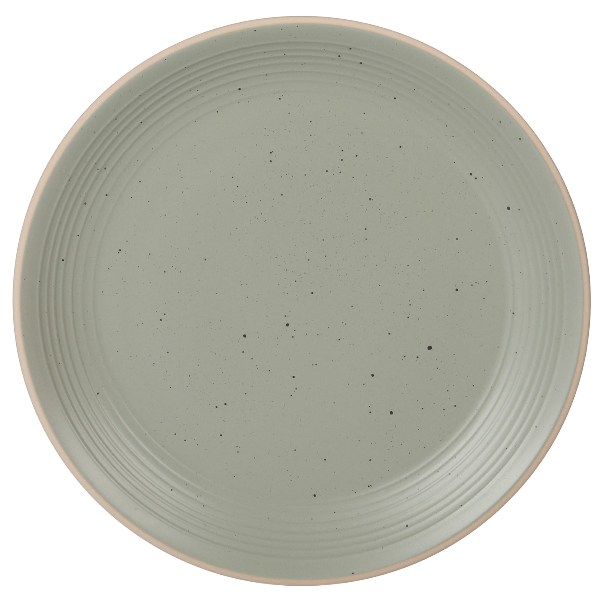 Gibson Home Dinah 16 Piece Double Bowl Stoneware Embossed Speckled Dinnerware Set