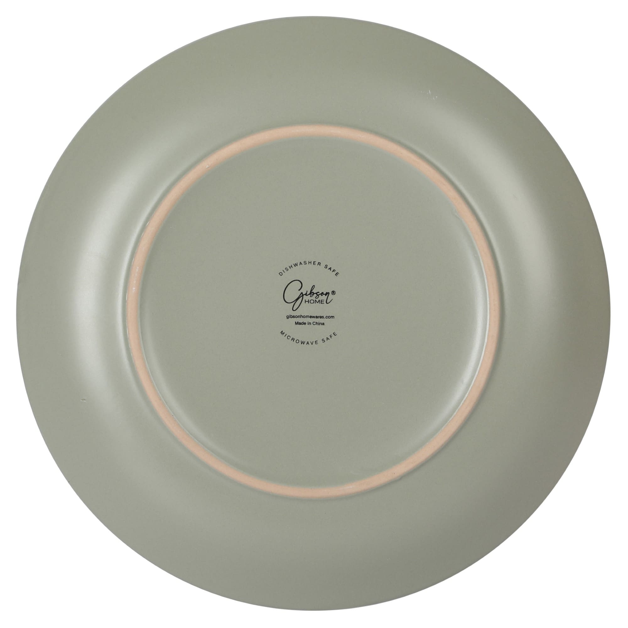 Gibson Home Dinah 16 Piece Double Bowl Stoneware Embossed Speckled Dinnerware Set