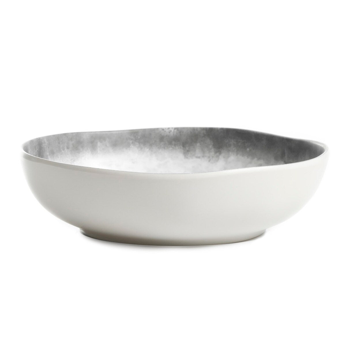 Gibson Home Granite Round Melamine Dinnerware Set, Service for Four (16pcs), Marble